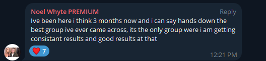 Premium member feedback 5